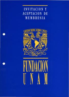 Invitación y Aceptación de membresía Fundación UNAM