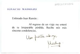Condolencias de Ignacio Madrazo