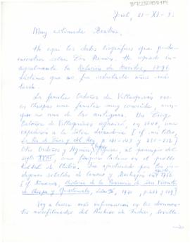 Carta a Beatriz de la Fuente