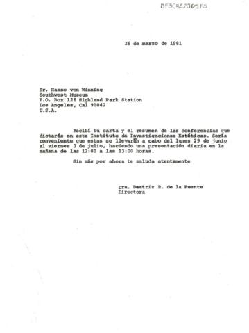 Acuse de recibido de la lista y resúmenes - Art-Dossier, IIE - UNAM