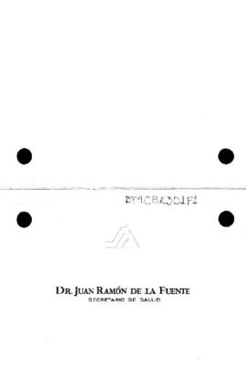 Tarjeta de Juan Ramón de la Fuente
