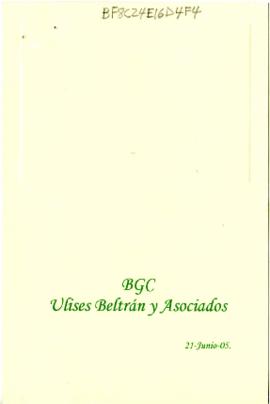 Tarjeta de Ulises Beltrán y Asociados