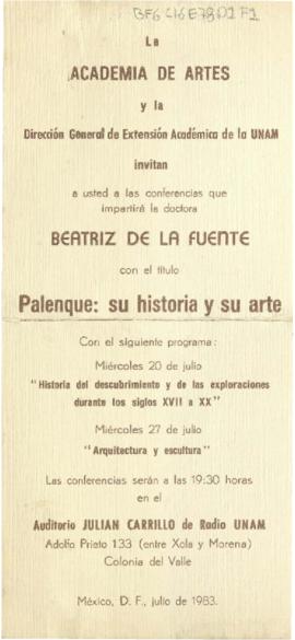 Palenque: su historia y su arte