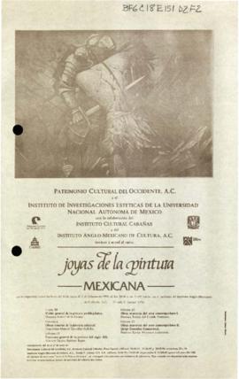 Invitación para el curso Joyas de la pintura mexicana